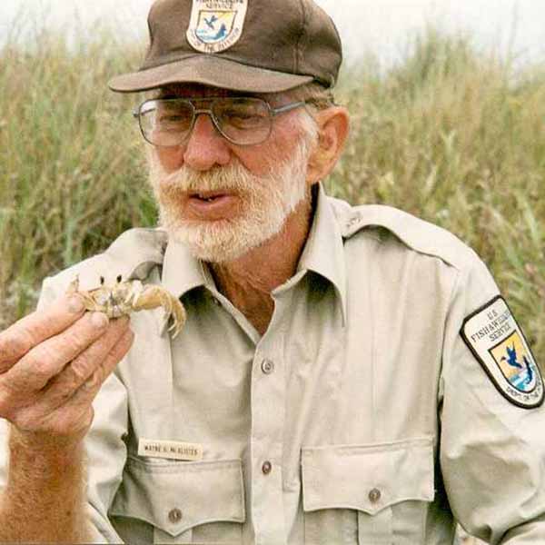 Doc teaching about the ghost crab